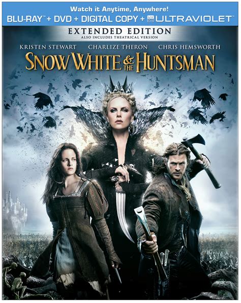 once upon a time snow white and the huntsman arrives on dvd and blu ray forces of geek