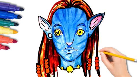 How To Draw Neytiri From Avatar The Way Of Water Easy Step By Step