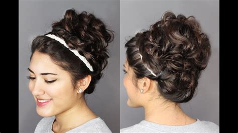 Second Day Hair Holiday Updo Braided Headband And Messy