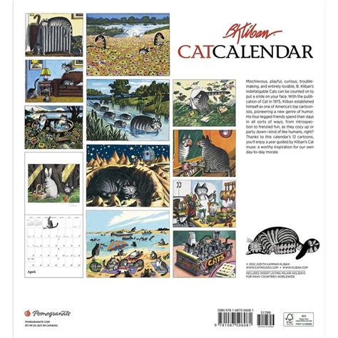 B Kliban Cat Calendar 2023 Special Edition 2023 Wall Calendar In 2022