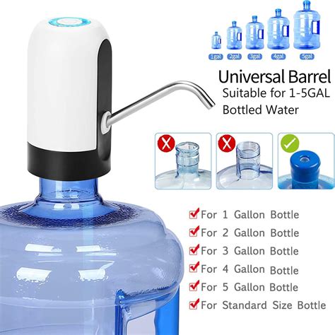 Buy Myvision Water Bottle Pump 5 Gallon Water Bottle Dispenser Usb