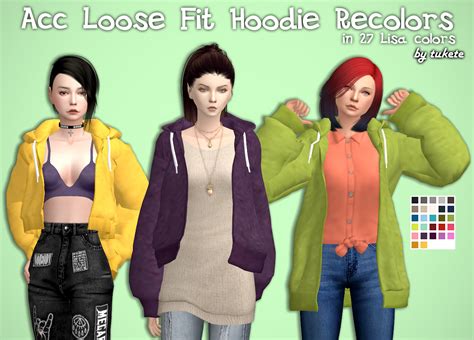My Sims 4 Blog Hoodie Recolors By Tukete
