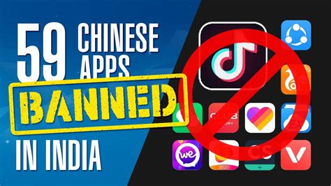 59 Chinese Apps Banned In India I Tiktok Uc Shareit And Helo Youtube