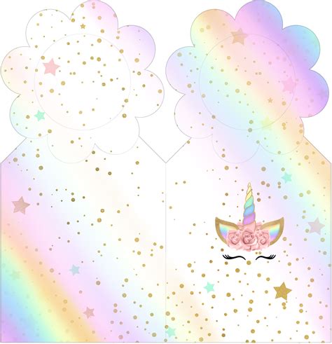 Unicorn And Rainbow Free Party Printables Oh My Fiesta In English