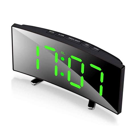 Willkey Usb Battery Alarm Clock Digital Led Display Modern Battery