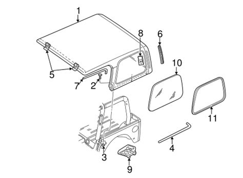 TOP & COMPONENTS for 1999 Jeep Wrangler