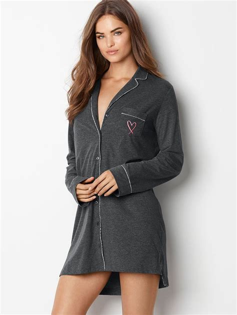 The Sleepover Knit Sleepshirt Victorias Secret Sleep Dress