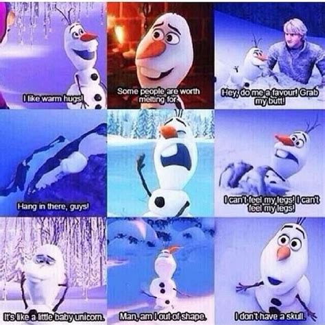 Relatable Quotes On Disney Cosas Graciosas Gracioso Olaf