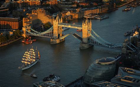 1080p Free Download Tower Bridge Thames River London England