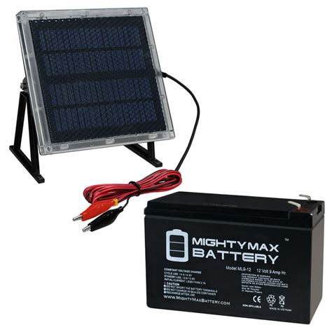 12v 9ah Battery For Injusa Thunder Max Vx 12v Solar Panel Charger