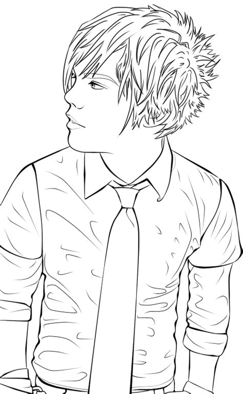 Emo Boy Lineart By Naruto 1949 On Deviantart