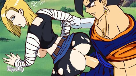 Rule 34 Android 18 Animated Ass Butt Dragon Ball Dragon Ball Z Flipaclip Pussy Pounding