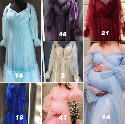 Tulle Maternity Dress Adjustable Size Tulle Dress Women Etsy