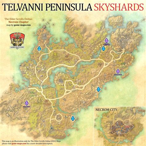 Telvanni Peninsula Map Necrom The Elder Scrolls Online ESO