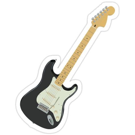 Electric Guitar Sticker By Designs111 Guitar Stickers Stickers