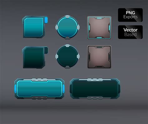 Tech Button Gui Collection Game Art Partners