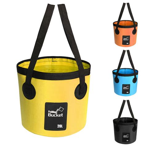 Portable Collapsible Bucket 12l20l Outdoor Wash Basin Foldable Water