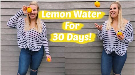Trying Lemon Water For 30 Days Clear Acne Weight Loss Anti