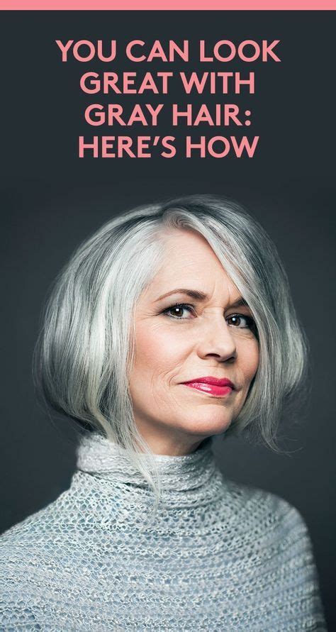 Such freedom in not having to color my. How to Go Gray Gracefully | Enhancing gray hair, Grey hair ...