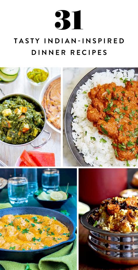 These tried and tested recipes are a family favourite & are sure to please. 31 Indian-Inspired Recipes to Try for Dinner Tonight | Dinner recipes, Indian food recipes, Easy ...