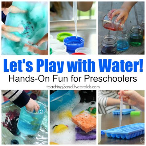 Water Activities For Preschoolers Water Activities Preschool Water
