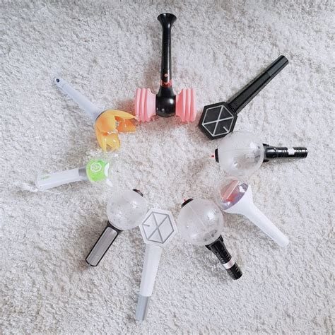 Light Stick Collection Stick Collection Kpop Aesthetic Kpop