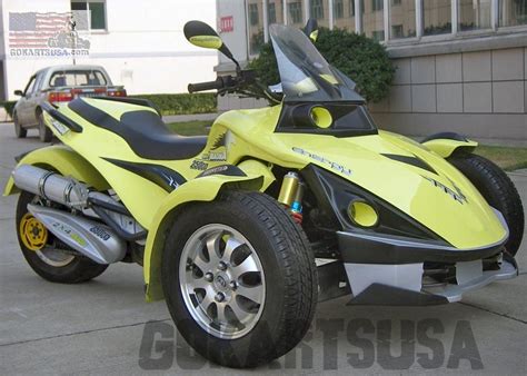 Stylish three wheeler e bike. Kandi KD-250MB2 Three Wheeled Roadster Motorcycle