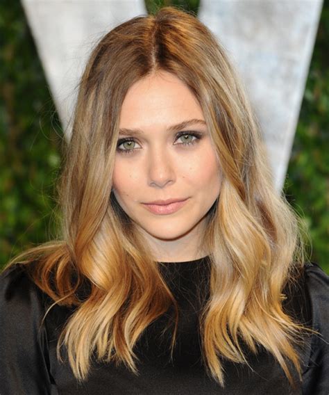 Elizabeth Olsen Long Wavy Dark Golden Blonde Hairstyle 25272 Hot Sex Picture