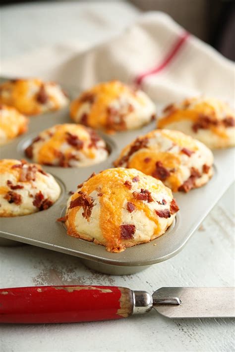 Bacon Cheddar Muffins Southern Bite