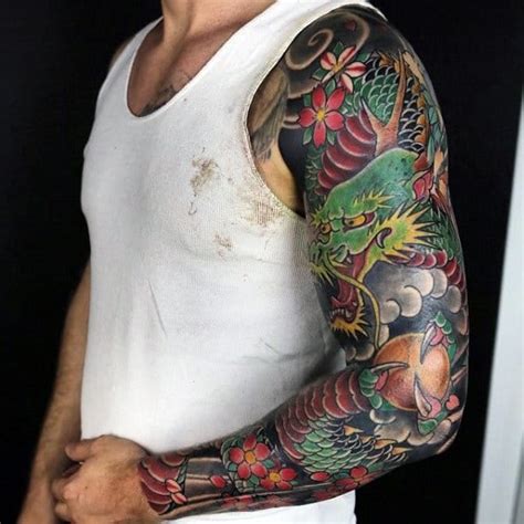 Top 124 Dragon Arm Sleeve Tattoo