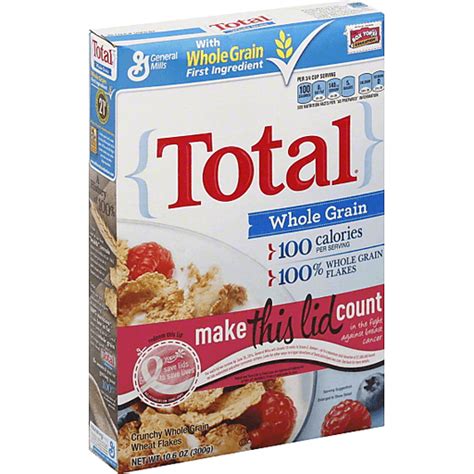 Total™ Cereal Whole Grain 106 Oz Box Cereal Fosters