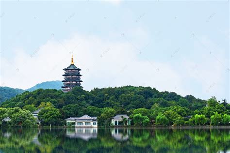 杭州西湖景色高清摄影大图 千库网