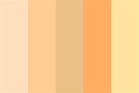 Caucasian Skin Tone Color Palette