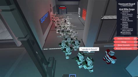 Roblox Coruscant The Biggest 41st Patrol Youtube