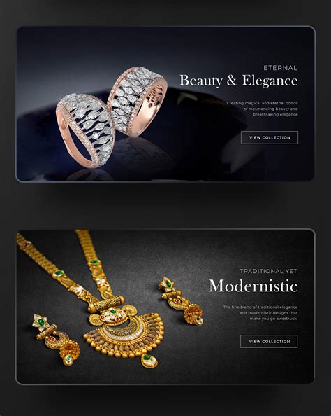 Jewellery Store Website Header Images Behance