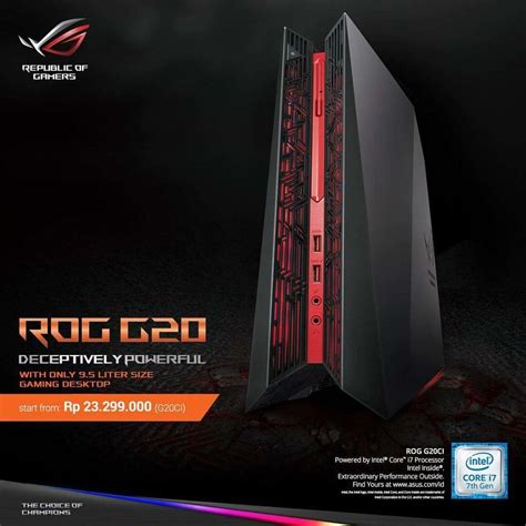 Jual Asus Rog G20ci Gaming Desktop Di Lapak It Garage Yangkelvin