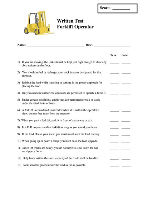 Forklift Test Questions And Answers Pdf Fill Out And Sign Online Dochub