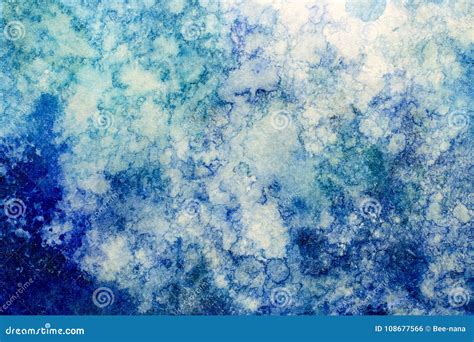Abstract Background Photograph With Different Shades Of Blue Stock