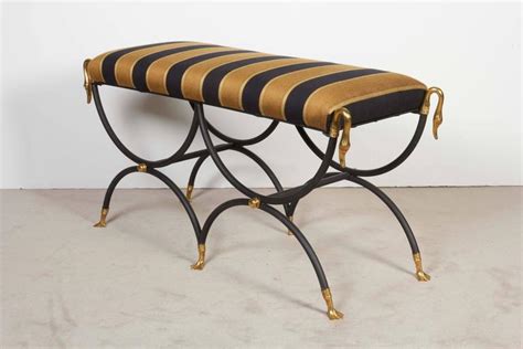 French Hollywood Regency Bench In The Style Of Maison Jansen At 1stdibs