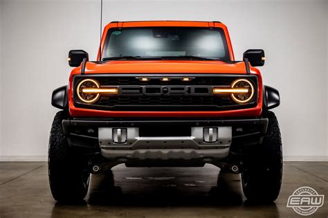 2022 Ford Bronco Raptor 227 Miles Code Orange Convertible Twin Turbo