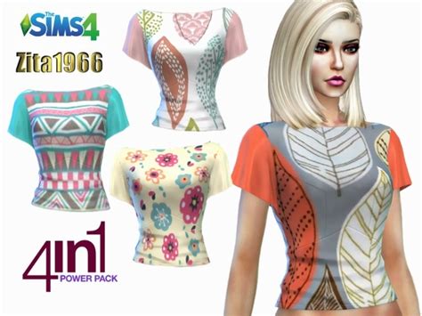 The Sims Resource Various Tops