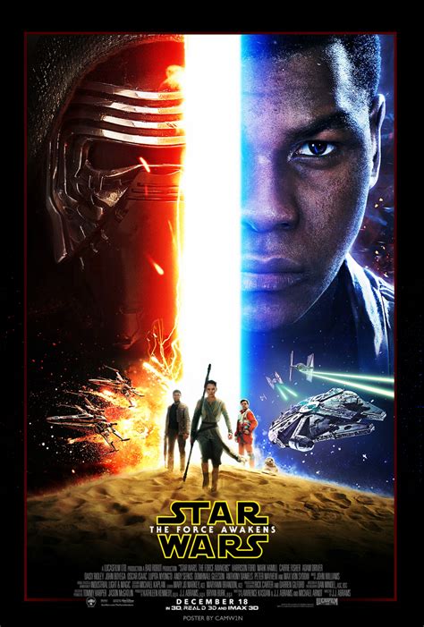 Star Wars The Force Awakens 2015 Poster By Camw1n On Deviantart