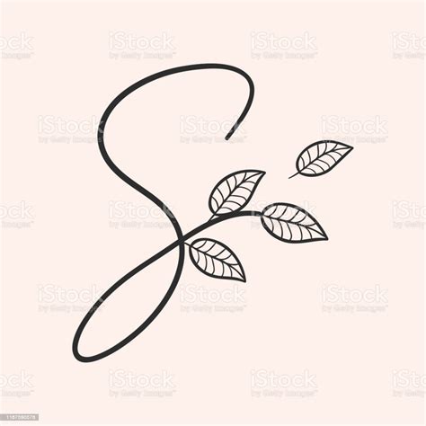 Download Vector Handwritten Letter S Monogram Or Logo Brand Stock ...
