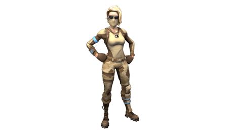 Scorpion Fortnite Skin Female Desert Combat Outfit