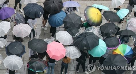 오늘의 날씨 서울·경기 시간당 120mm↑물폭탄 중부 또 집중호우 모레까지 최고 500㎜ 미세먼지 좋음