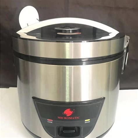 Micromatic Rice Cooker Mjrc L Cups With Steamer Jar Rice