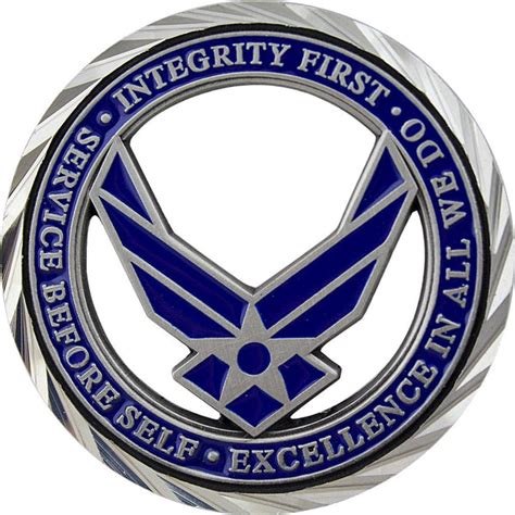 Us Air Force Core Values Coin Usamm