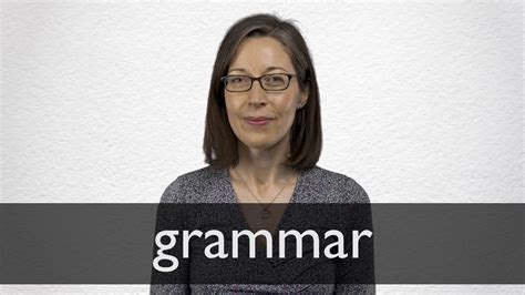 How To Pronounce Grammar In British English Youtube