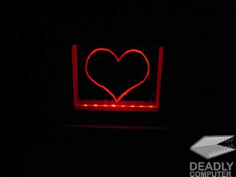Diy Led Plexiglass Heart 7 Steps Instructables