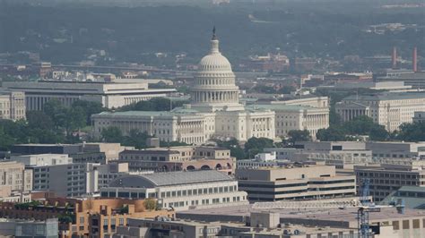 5k Stock Footage Aerial Video Of The United States Capitol In